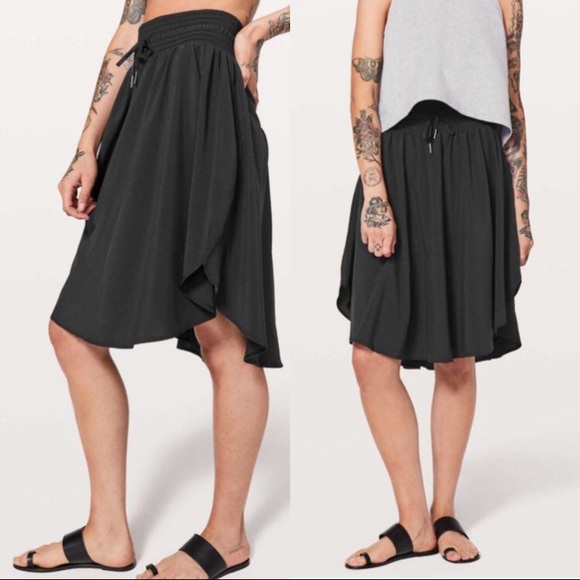 lululemon athletica Dresses & Skirts - Lululemon The Everyday Skirt - Black